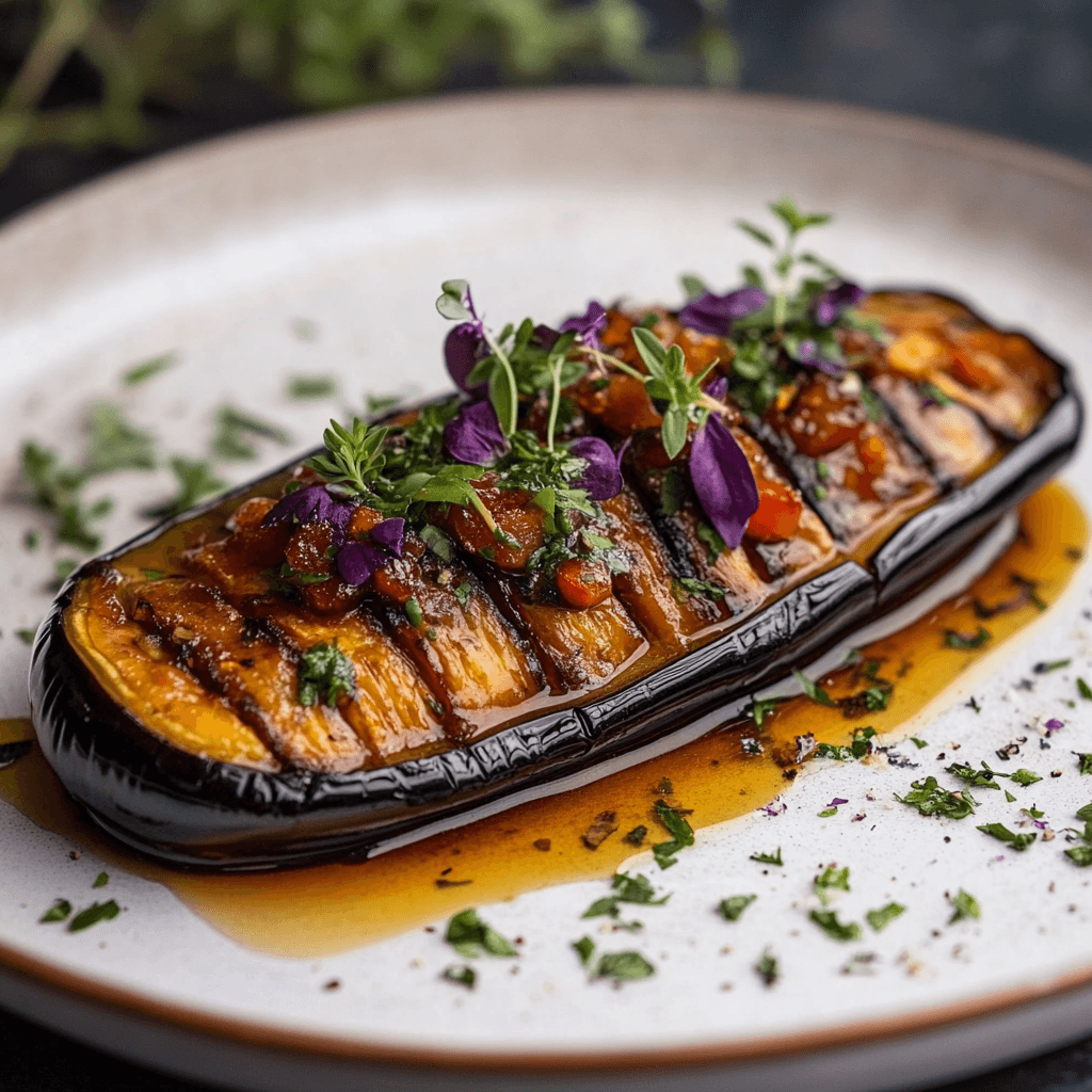 Gordon Ramsay Slow Cooked Aubergine