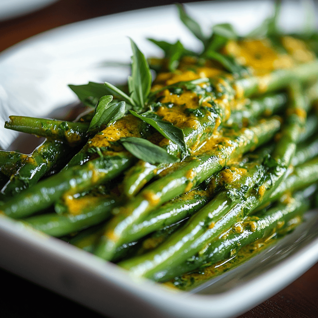 Gordon Ramsay Green Beans With Mustard Dressing
