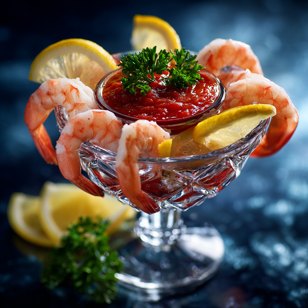 Gordon Ramsay shrimp cocktail recipe with perfectly cooked jumbo shrimp and homemade cocktail sauce