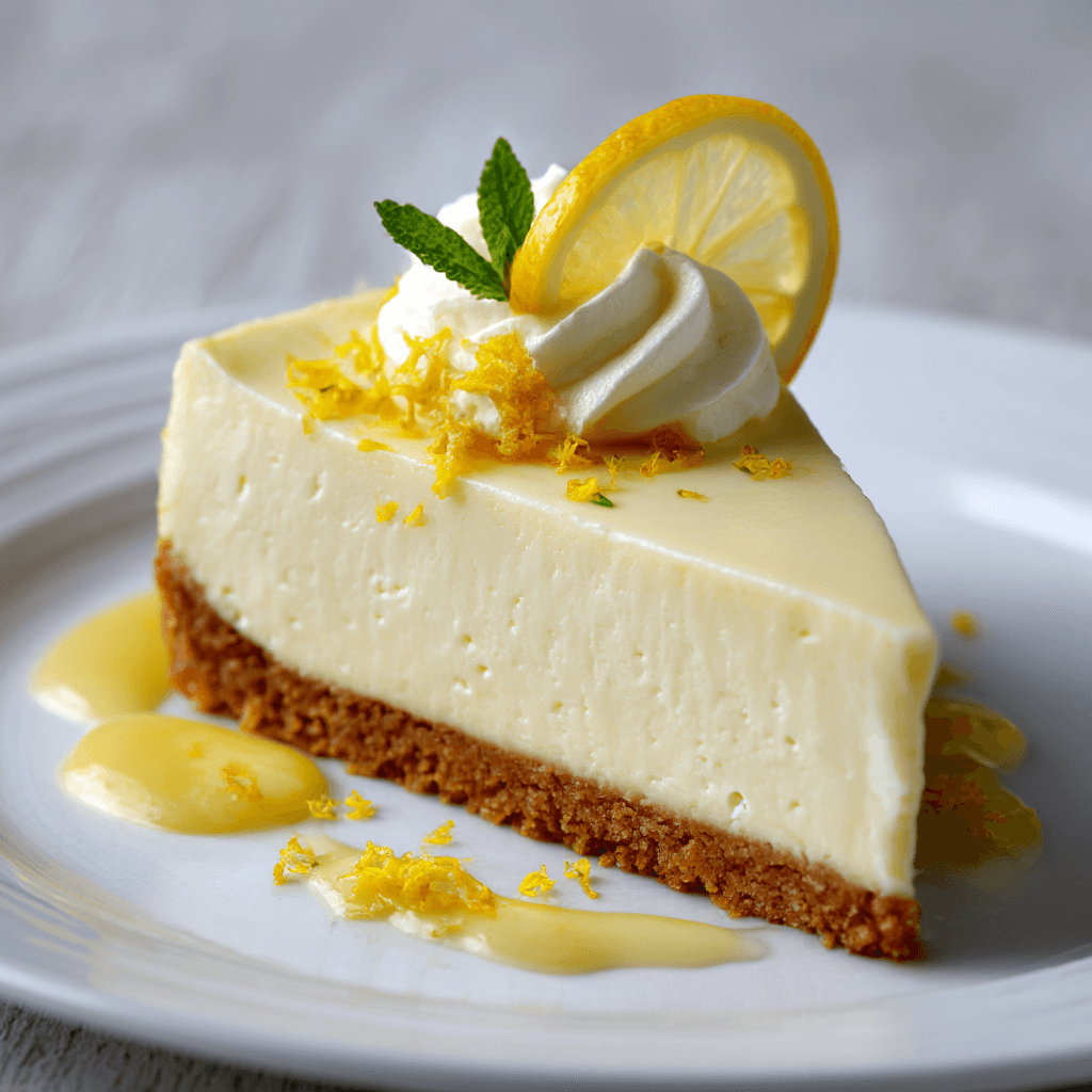 Gordon Ramsay Lemon Cheesecake being prepared in a professional kitchen with fresh ingredients